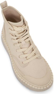 (Women) Chloe Lilli Canvas Lace-Up Chunky Boots 'Sand' CHC22W6960827J Shop (Women) Chloe Lilli Canvas Lace-Up Chunky Boots 'Sand' CHC22W6960827J