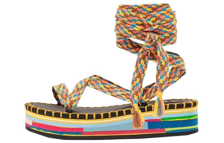 Lookbook (W) クロエロウ マルチカラーフラットサンダル CHC22U619Z19CA