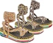 Shop (W) Chloe Lou 'Sandal Leper Pelbagai Warna' CHC22U619Z19CA