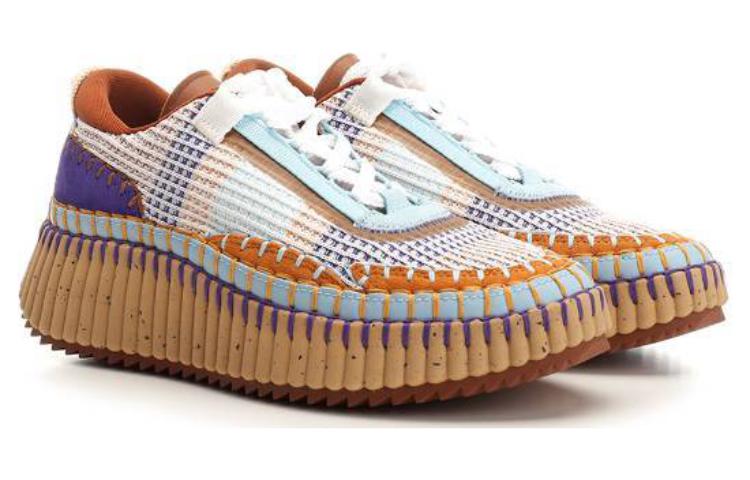 Lookbook (W) クロエ ローカットスニーカー 白/青 CHC22S579Y099L