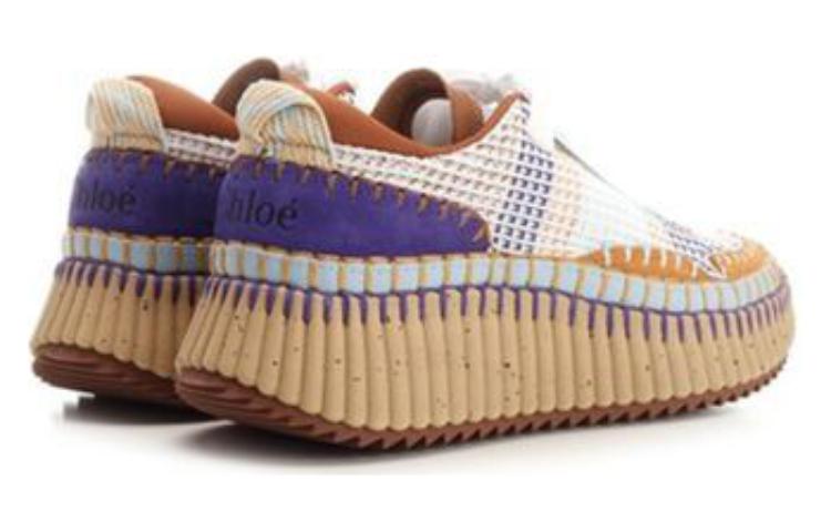 Shop (W) クロエ ローカットスニーカー 白/青 CHC22S579Y099L