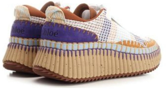 (W) Zapatillas Chloe Low-Top con Cordones 'Blanco Azul' CHC22S579Y099L Shop (W) Zapatillas Chloe Low-Top con Cordones 'Blanco Azul' CHC22S579Y099L