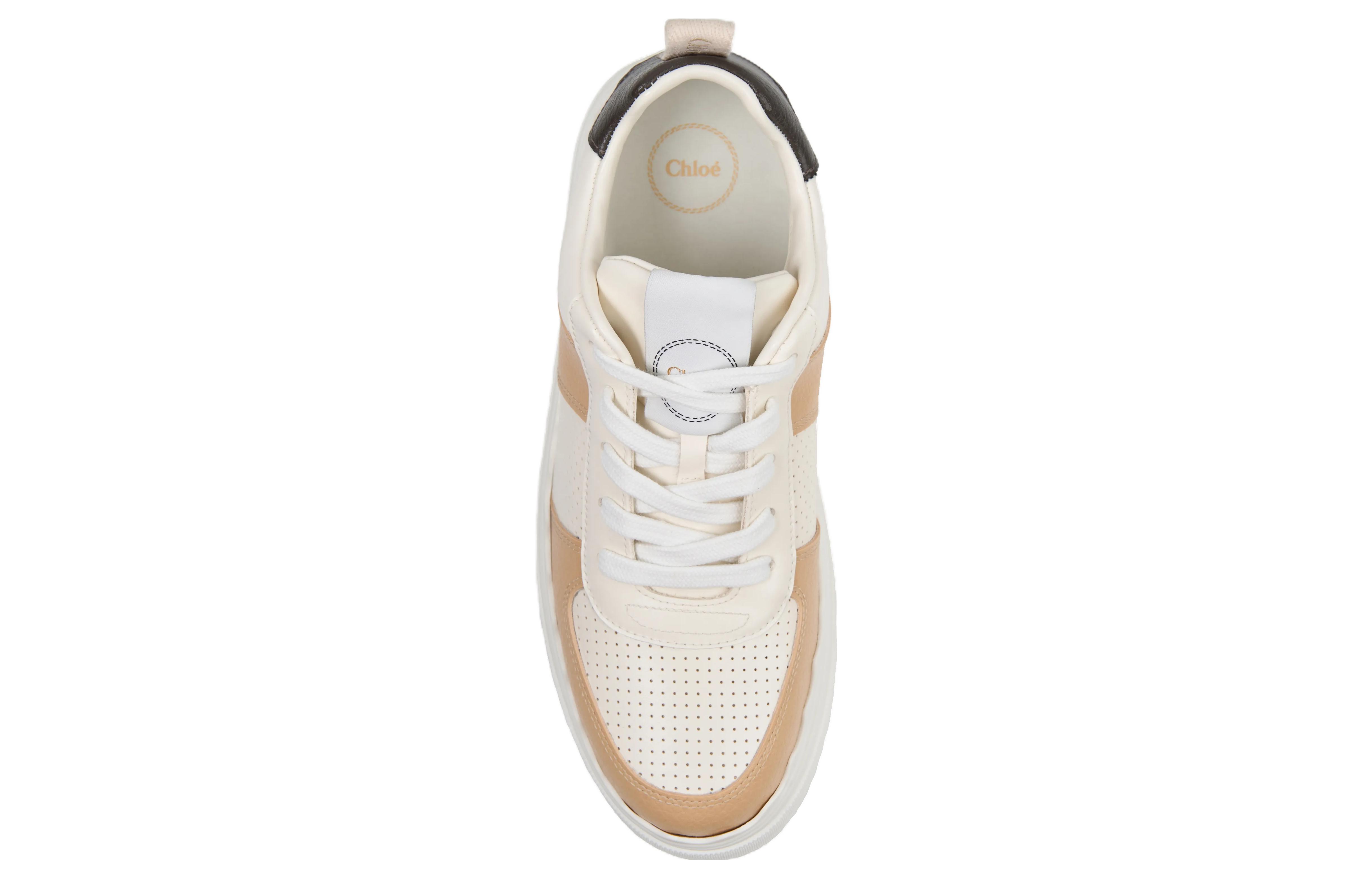 (W) Chloe Low-Top Sneaker 'Brown White' 圖 4