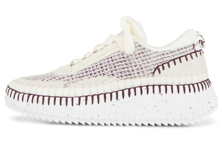 Buy (W) Chloe Low ''Wit Patchwork'' Sneakers CHC22S579Y056A