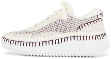 (Women) Chloe Low 'White Patchwork' CHC22S579Y056A (Women) Chloe Low 'White Patchwork' CHC22S579Y056A
