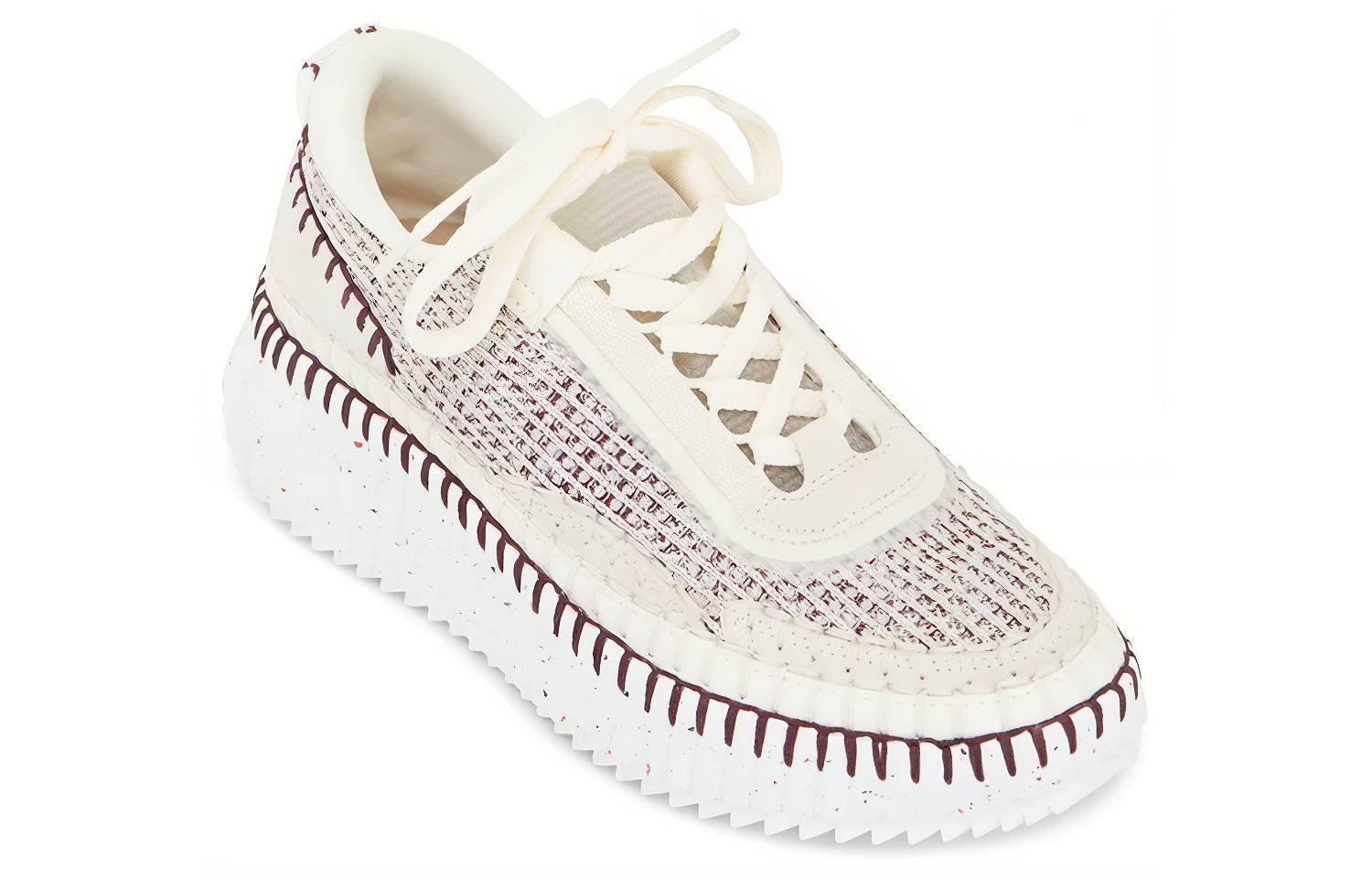 Lookbook (W) Chloe Low ''Wit Patchwork'' Sneakers CHC22S579Y056A