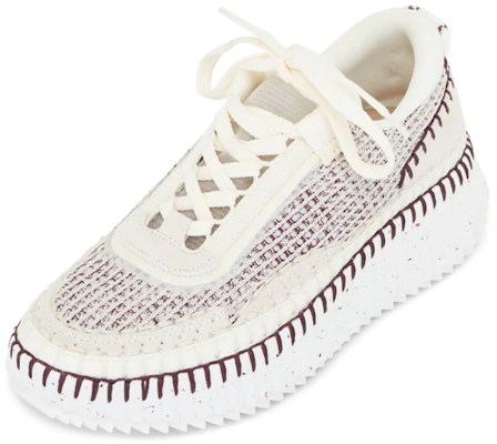 (W) Chloe Low ''Wit Patchwork'' Sneakers CHC22S579Y056A Shop (W) Chloe Low ''Wit Patchwork'' Sneakers CHC22S579Y056A