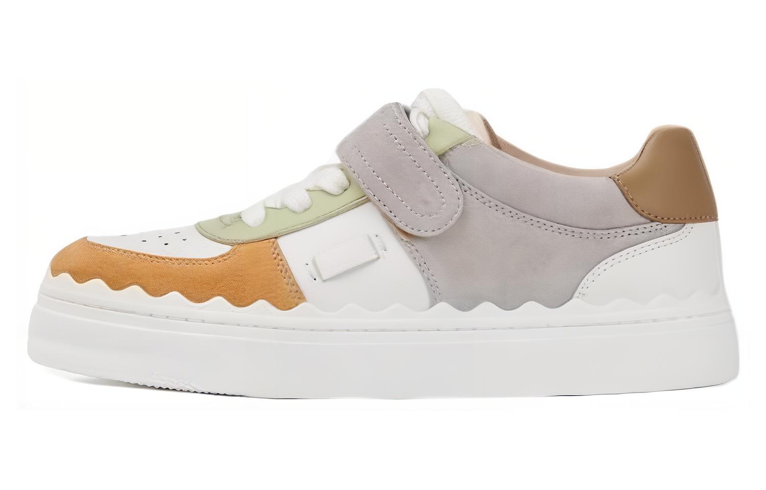 (W) Chloe Low Top Round Toe Fashion Sneakers 'Multicolor'