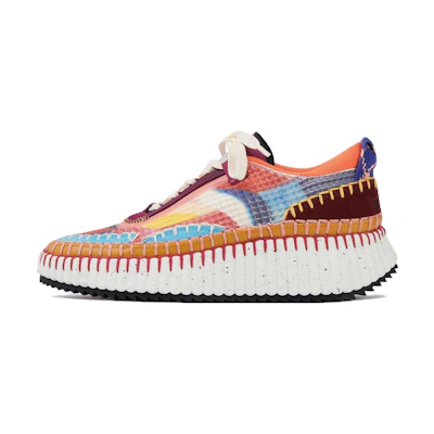 (W) Chloe Low Top Sneaker 'Red White'