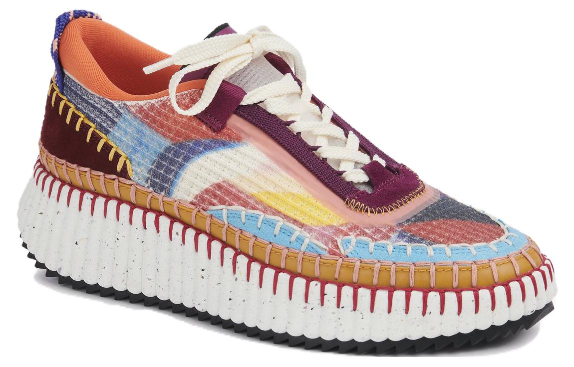 (W) Chloe Low Top Sneaker 'Red White' 圖 3