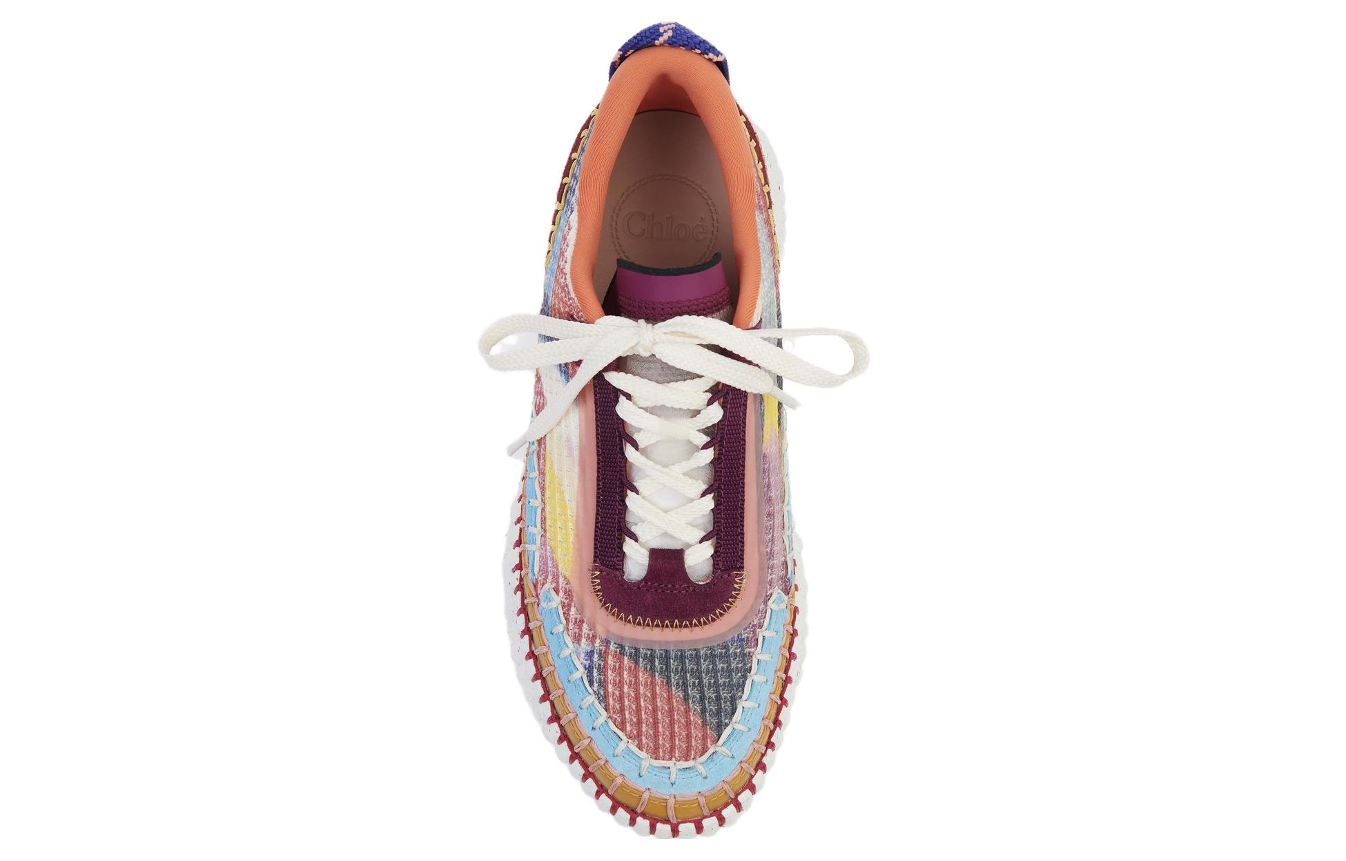 (W) Chloe Low Top Sneaker 'Red White' 圖 4