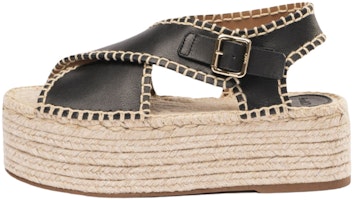 (Women) Chloe Lucinda Platform Espadrille Sandal 'Black' CHC22U643Y9001 (Women) Chloe Lucinda Platform Espadrille Sandal 'Black' CHC22U643Y9001
