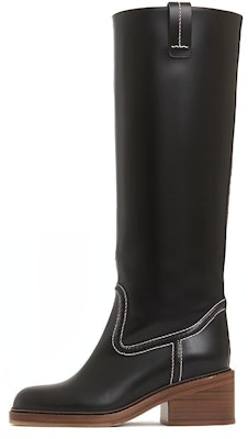 (Women) Chloe Mallo High-Top Boots 'Black Calf Leather' CHC22A684AF001 Buy (Women) Chloe Mallo High-Top Boots 'Black Calf Leather' CHC22A684AF001