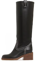(Women) Chloe Mallo High-Top Boots 'Black Calf Leather' CHC22A684AF001 (Women) Chloe Mallo High-Top Boots 'Black Calf Leather' CHC22A684AF001