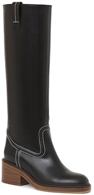(Women) Chloe Mallo High-Top Boots 'Black Calf Leather' CHC22A684AF001 Lookbook (Women) Chloe Mallo High-Top Boots 'Black Calf Leather' CHC22A684AF001