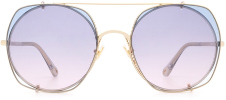 (Women) Chloe Metallic Sunglasses Multicolor CH0042S002 (Women) Chloe Metallic Sunglasses Multicolor CH0042S002