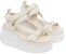 (W) Chloe Nama 'Beige Magic Tape' Kasut. CHC23U870Y400L