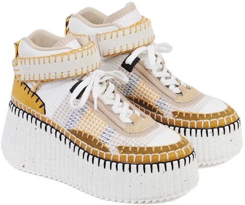 (Women) Chloe Nama 'Fashion Round Toe Low White' CHC23U868Y026E Lookbook (Women) Chloe Nama 'Fashion Round Toe Low White' CHC23U868Y026E