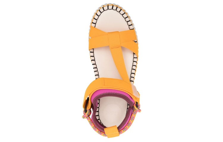 (W) Chloe Nama 'Orange Fabric Velcro' 圖 4