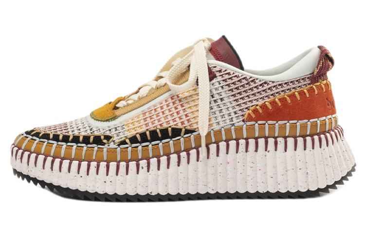 (W) Chloe Nama Low 'Orange White'