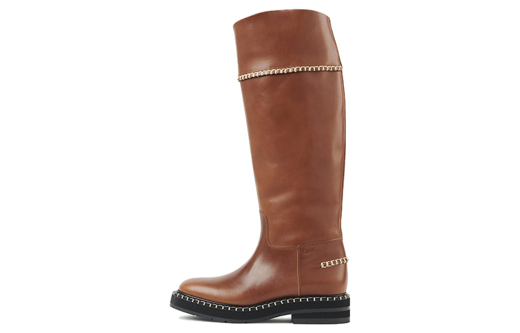 (W) Chloe Noua High-Top Boot 'Brown Calfskin'