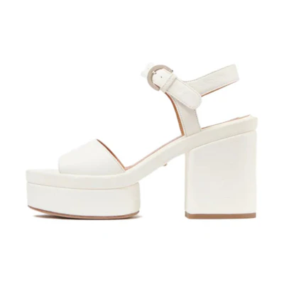 (W) Chloe Odina Sandal 'White Leather'