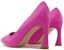 (W) Chloe Oli 'Pink Shearling Slip-On' Tumit Tinggi Perempuan CHC23S817CJ6Q2
