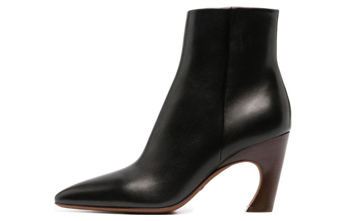 (W) Chloe Oli Leather Zip CMFT Bootie 'Black'