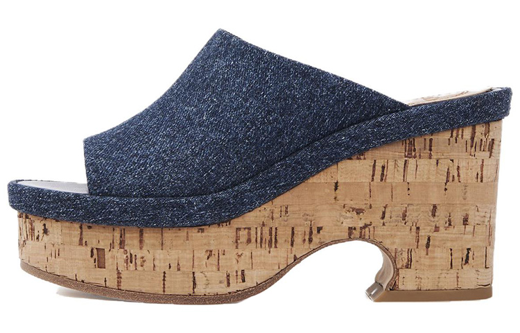 (Women) Chloe Oli Slide Sandal 'Blue Open Toe' CHC23A863CU45D