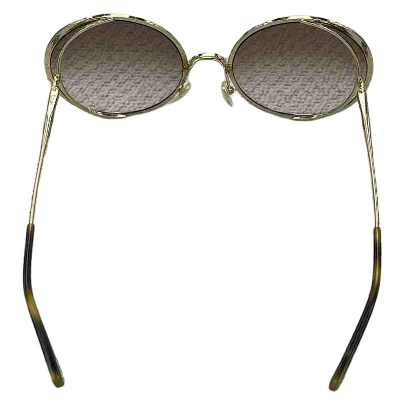 Purchase (W) クロエ オーバル ゴールド サングラス レディース ロゴ デザイン付き CH0037SA 001