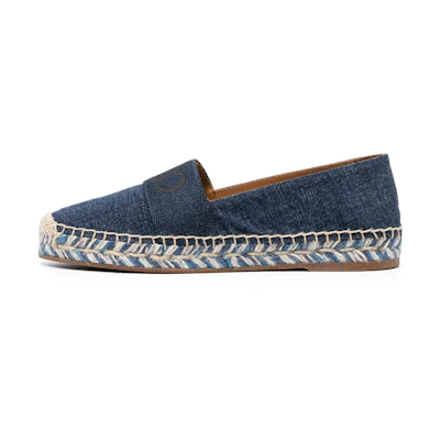 (W) Chloe Piia Slip-On 'Blue Round Toe Fisherman'