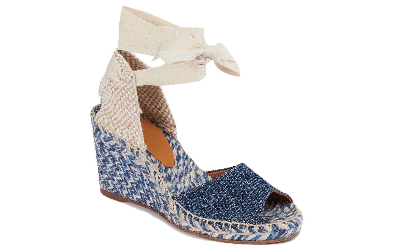(W) Chloe Platform Sandals 'Blue Fashion' 圖 4