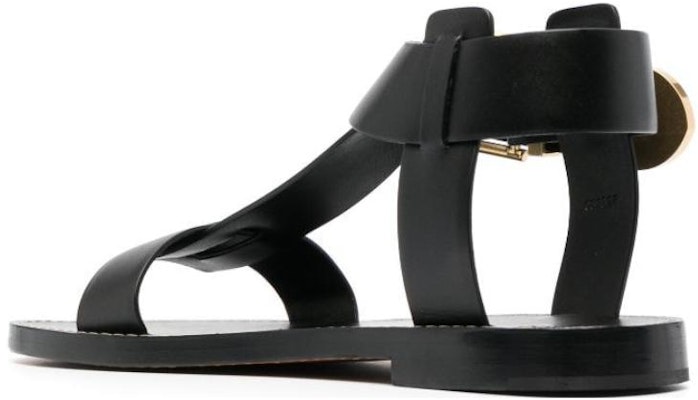 (Women) Chloe Rebecca Flat Sandal 'Black Gold' CHC23A884EX001 Shop (Women) Chloe Rebecca Flat Sandal 'Black Gold' CHC23A884EX001