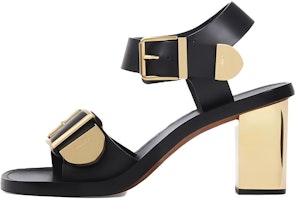 (Women) Chloe Rebecca Leather Open-Toe Sandals 'Black' CHC23A885EX001 (Women) Chloe Rebecca Leather Open-Toe Sandals 'Black' CHC23A885EX001