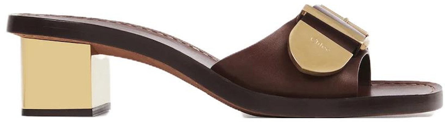 (Women) Chloe Rebecca Slides 'Brown' 'Fashion Open Toe' CHC23A886EX25L Order (Women) Chloe Rebecca Slides 'Brown' 'Fashion Open Toe' CHC23A886EX25L