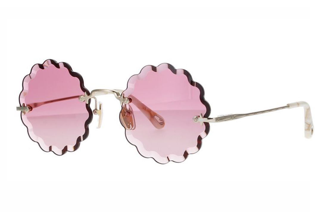 Order (W) Cermin Mata Bulat Chloe Pink - Rekaan Bergaya & Elegan. CH0047S-005