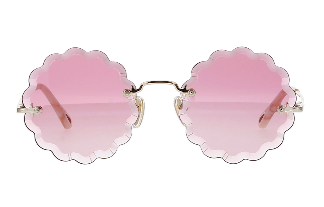 Lookbook (W) Cermin Mata Bulat Chloe Pink - Rekaan Bergaya & Elegan. CH0047S-005