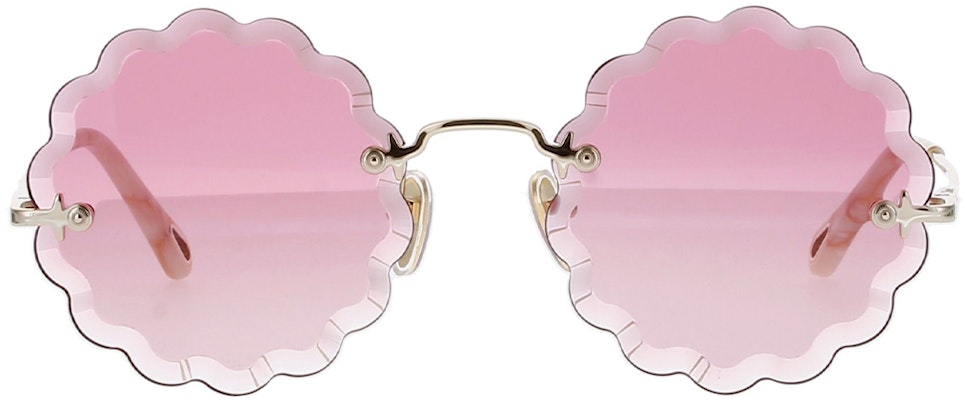 (W) Cermin Mata Bulat Chloe Pink - Rekaan Bergaya & Elegan. CH0047S-005 Lookbook (W) Cermin Mata Bulat Chloe Pink - Rekaan Bergaya & Elegan. CH0047S-005