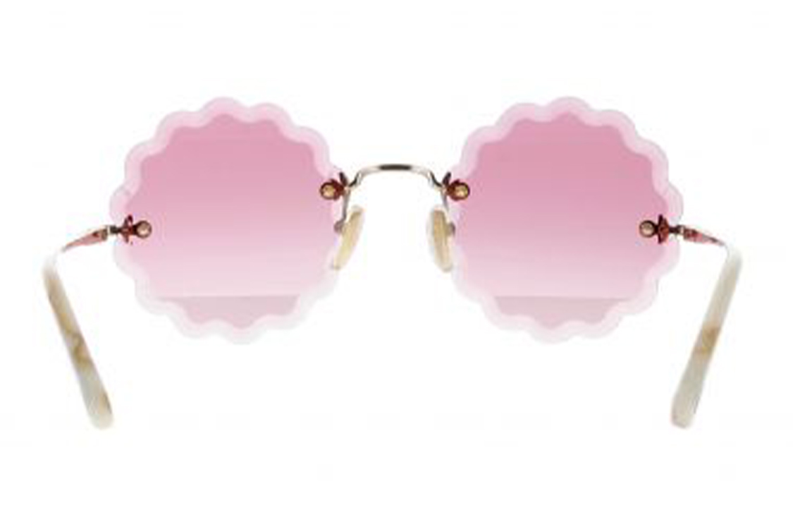 Details for (W) Cermin Mata Bulat Chloe Pink - Rekaan Bergaya & Elegan. CH0047S-005