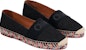 (W) Chloe Kasut Sarung Hujung Bulat 'Hitam' CHC23A835FC001