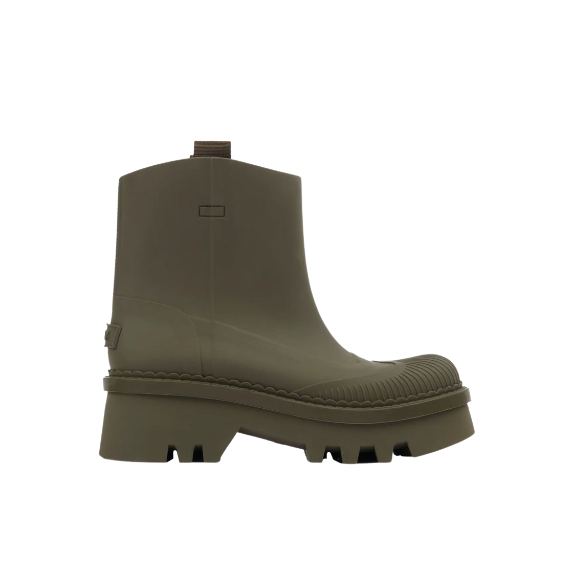 (Women) Chloe Round Toe Slip-On Rain Boots 'Green' CHC23A904FP3E4