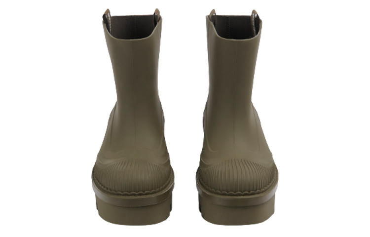 (W) Chloe Round Toe Slip-On Rain Boots 'Green' 圖 3