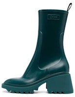 (Women) Chloe Rubber Ankle Boot 'Green Chelsea' CHC22A239Z2BET (Women) Chloe Rubber Ankle Boot 'Green Chelsea' CHC22A239Z2BET