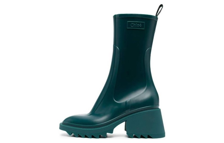 (Women) Chloe Rubber Ankle Boot 'Green Chelsea' CHC22A239Z2BET