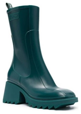 (Women) Chloe Rubber Ankle Boot 'Green Chelsea' CHC22A239Z2BET Order (Women) Chloe Rubber Ankle Boot 'Green Chelsea' CHC22A239Z2BET