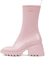 (Women) Chloe Rubber Boots 'Fashion Zip Pink' CHC22A239Z251G (Women) Chloe Rubber Boots 'Fashion Zip Pink' CHC22A239Z251G