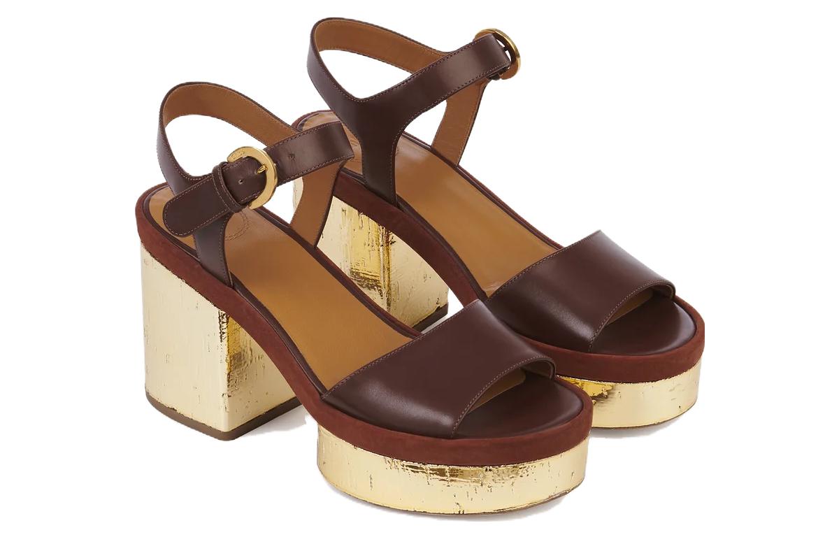 (W) Chloe Slide Sandal 'Fashion CMFT Brown' 圖 3