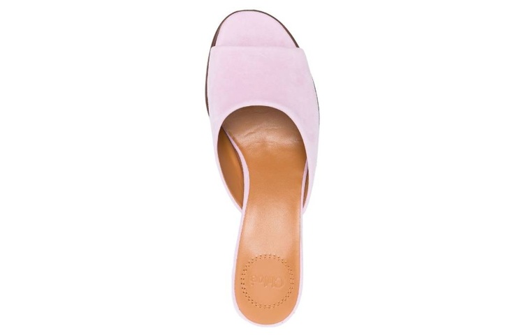 Shop (W) Chloe Slip-On ''Fashion Sandal Paars'' CHC23S820CJOLI51H