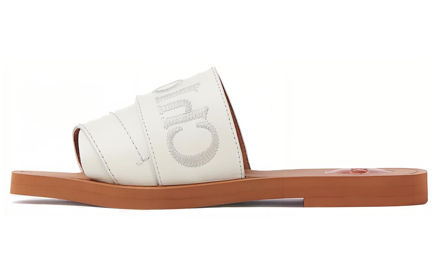 (Women) Chloe Slip-On Flat 'White Calfskin' CHC22W188BF101