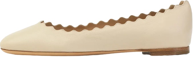 (Women) Chloe Slip-On Round Toe Low-Top Flats 'Beige' CHC16A1607500L (Women) Chloe Slip-On Round Toe Low-Top Flats 'Beige' CHC16A1607500L